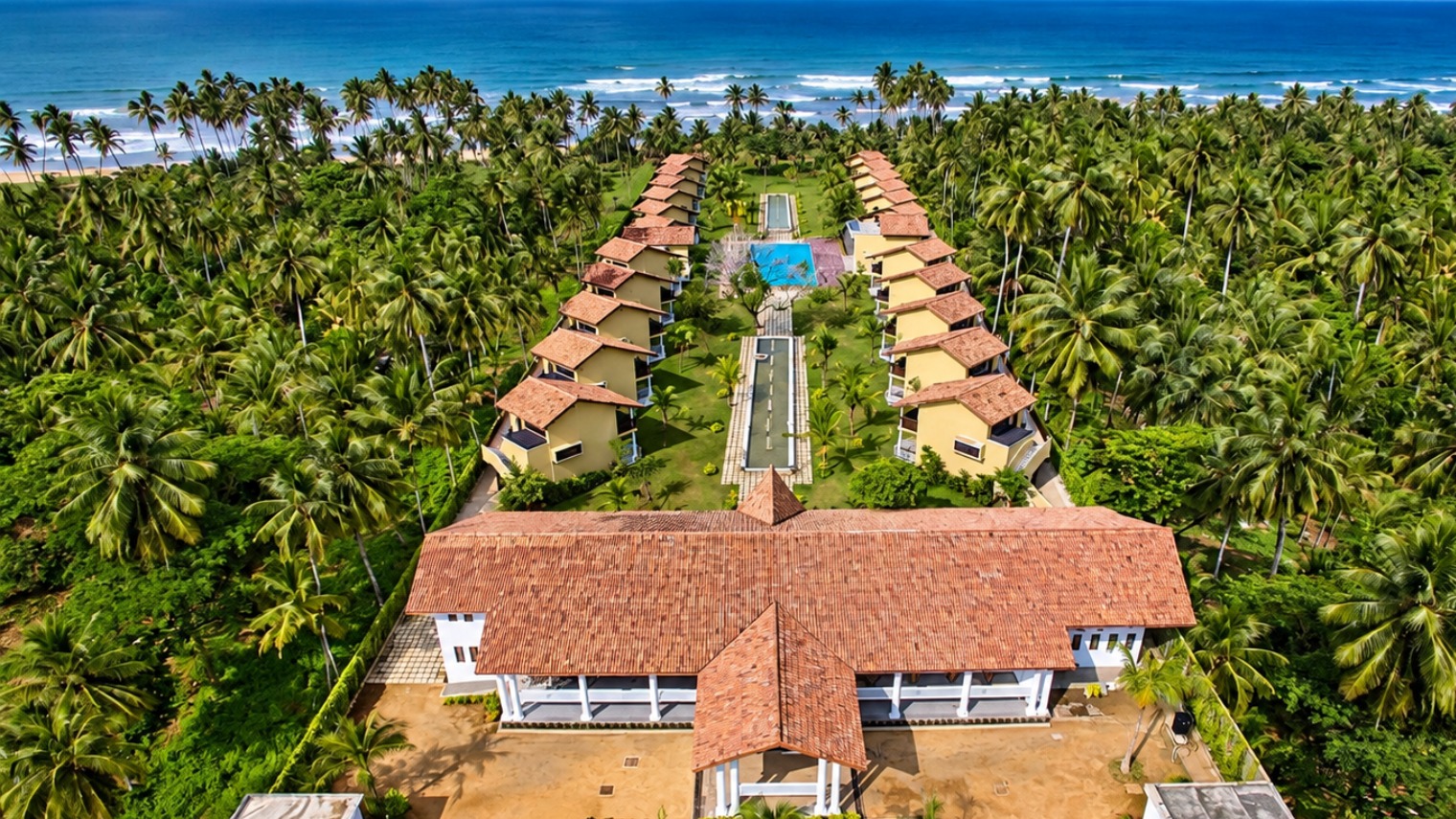 Luxury tropical coastline